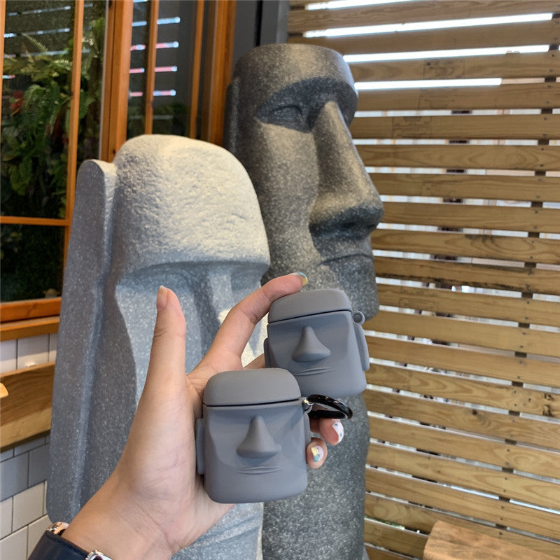 Chic Stone Inspired Silicone Case for Bluetooth Earbuds