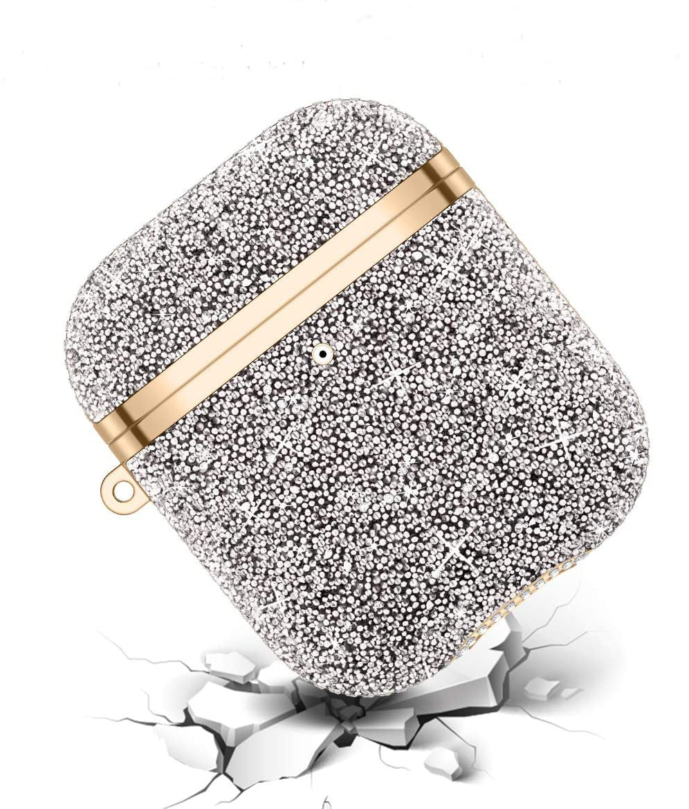Soft Electroplating Fashion Star Diamond Earphone Sleeve