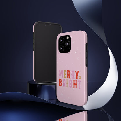 Merry & Bright Tough iPhone Case with Wireless Charging