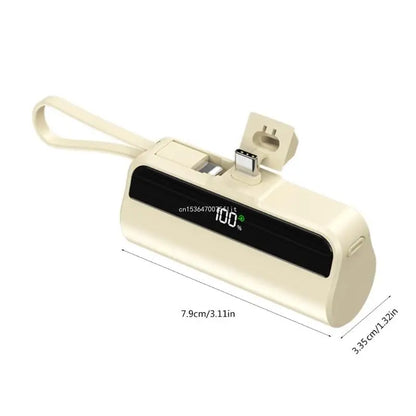 22.5W Power Portables Casing TypeC Housing Emergency Mobile case No Batteries