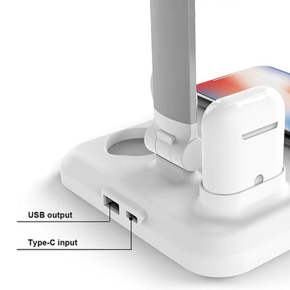 4-in-1 Wireless Charger + Lamp